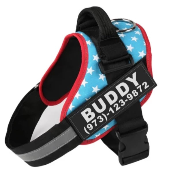 Personalized No-Pull Dog Harness – Safe, Reflective & Comfy