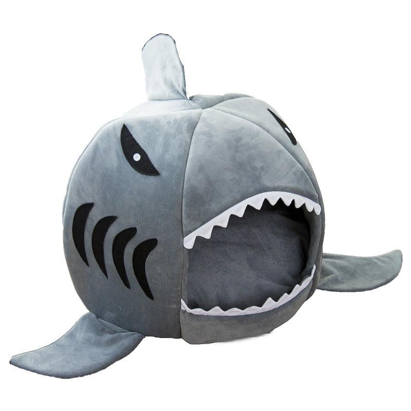 Snuggle-Ready Shark Pet Bed for Cozy Nap Time