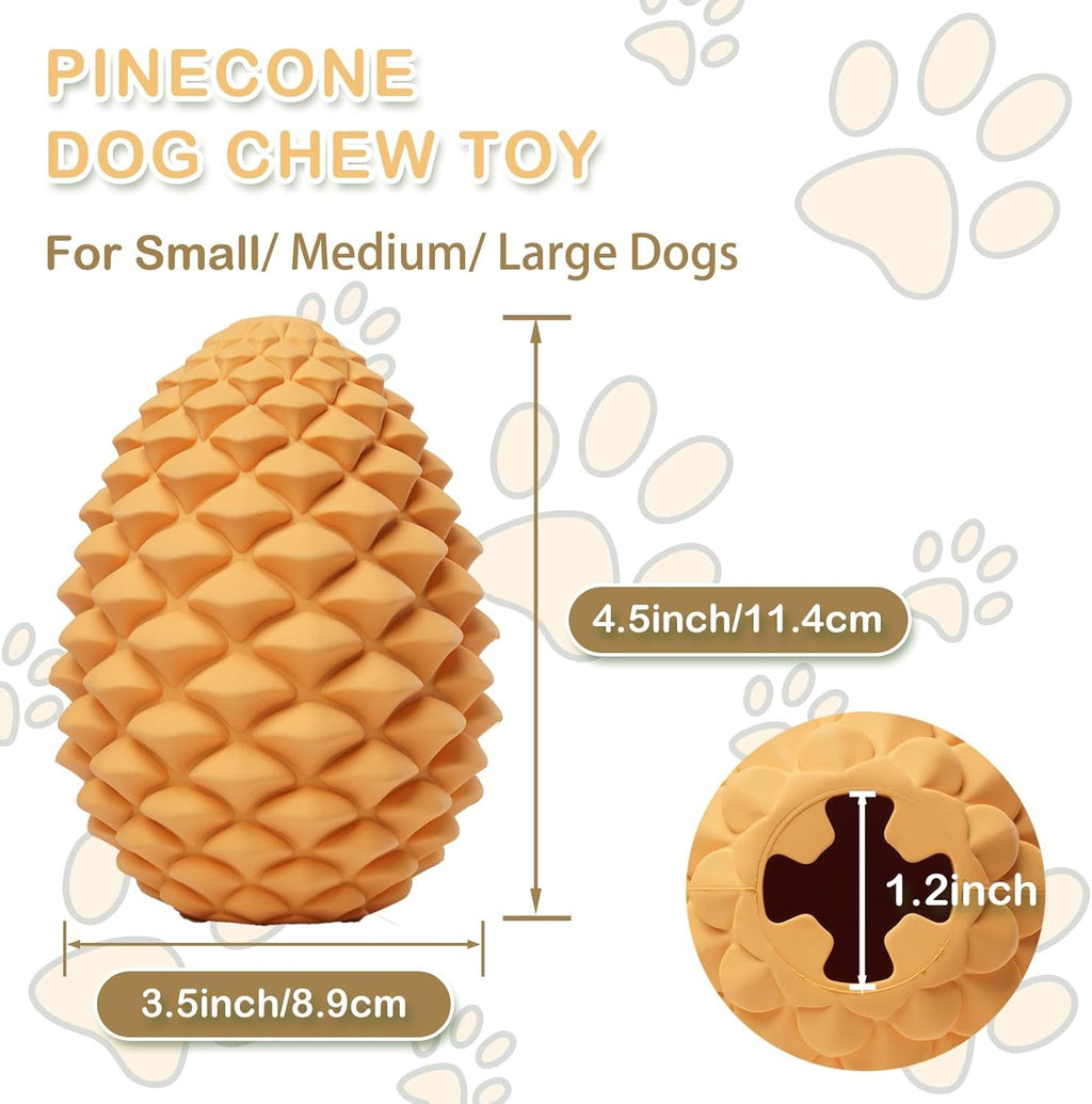 Aggressive Chewers’ Pine Cone Toy – Safe & Entertaining