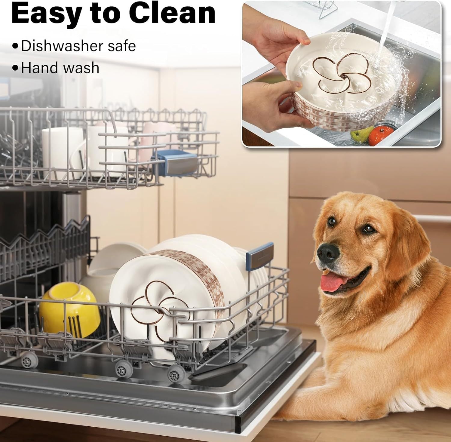 Premium Non-Slip Ceramic Slow Feeder – Happy, Healthy Dogs